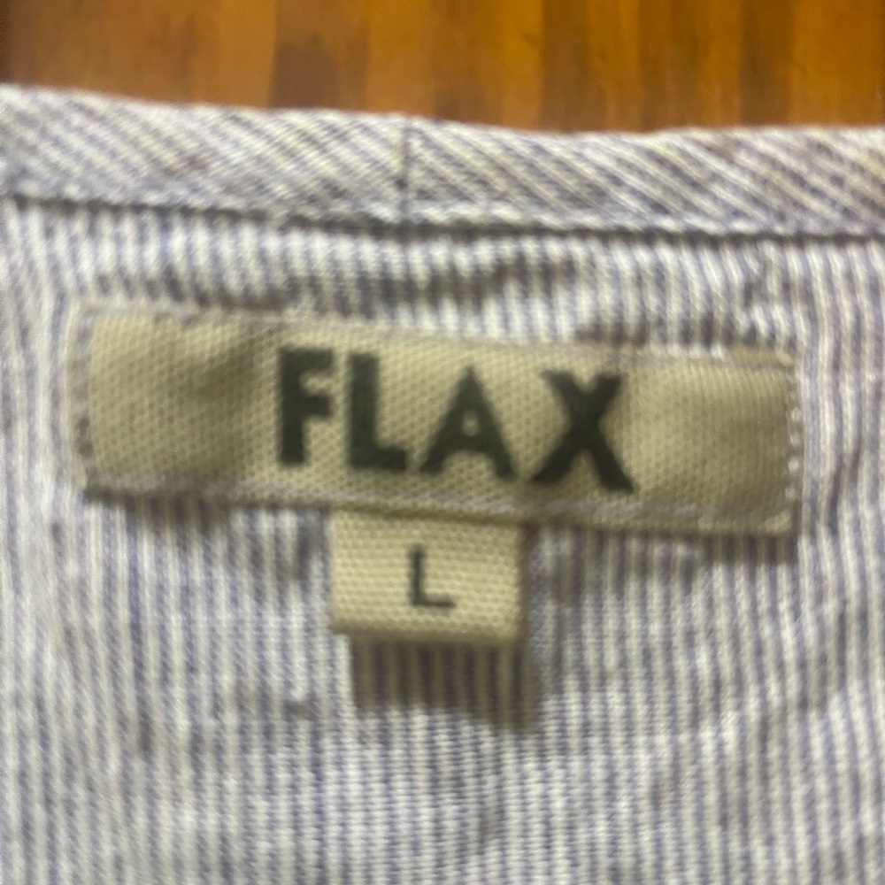 Flax Light Gray Sleeveless Tank Top - Picture 3 of 3
